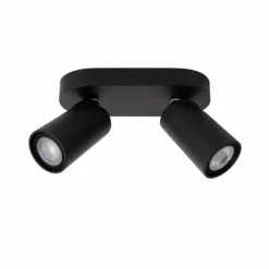 Luminaires Scandinaves-Luminaires Lucide Spot de plafond Lucide XYRUS LED Noir, 2 lumières