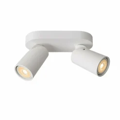 Luminaires Scandinaves-Luminaires Lucide Spot de plafond Lucide XYRUS LED Blanc, 2 lumières