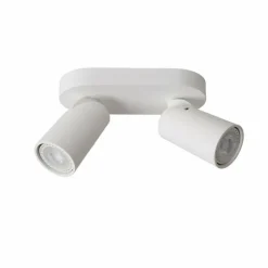 Luminaires Scandinaves-Luminaires Lucide Spot de plafond Lucide XYRUS LED Blanc, 2 lumières