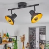 Lampes Dorées-hofstein Spot de plafond Neiden Noir doré, 2 lumières