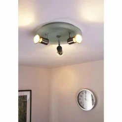 Sonstiges Spot de plafond Nickel mat, 3 lumières* Spots Et Projecteurs
