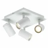 Luminaires Nordlux Spot de plafond Nordlux FRIDA Blanc, 4 lumières* Spots Et Projecteurs