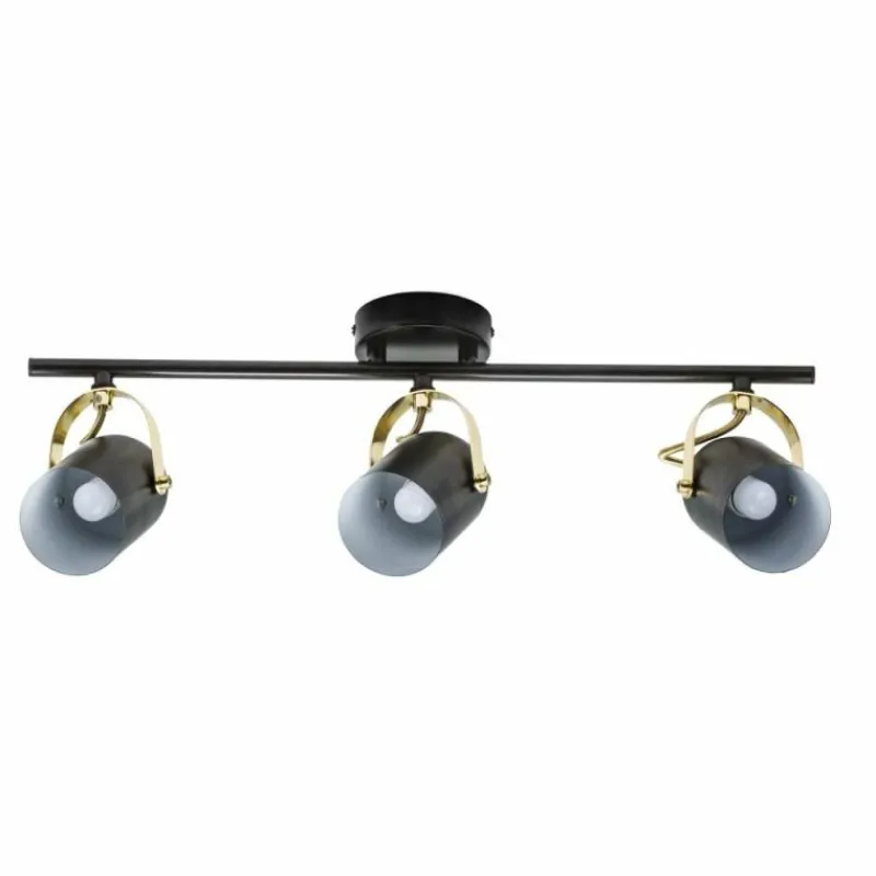 Lampes Industrielles-Luminaires Nordlux Spot de plafond Nordlux LOTUS Noir, 3 lumières