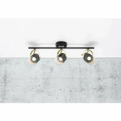 Lampes Industrielles-Luminaires Nordlux Spot de plafond Nordlux LOTUS Noir, 3 lumières