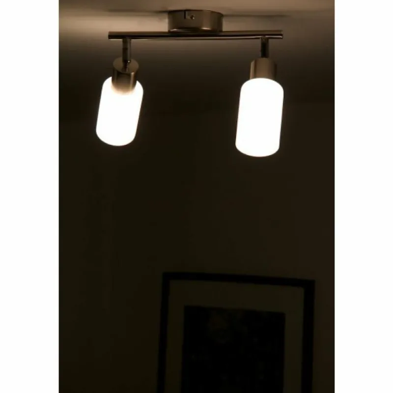 Luminaires Rustiques-Luminaires Reality Spot de plafond Reality Acier inoxydable, Blanc