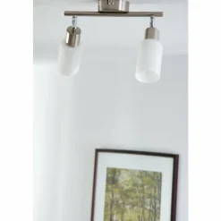 Luminaires Rustiques-Luminaires Reality Spot de plafond Reality Acier inoxydable, Blanc