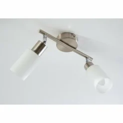 Luminaires Rustiques-Luminaires Reality Spot de plafond Reality Acier inoxydable, Blanc