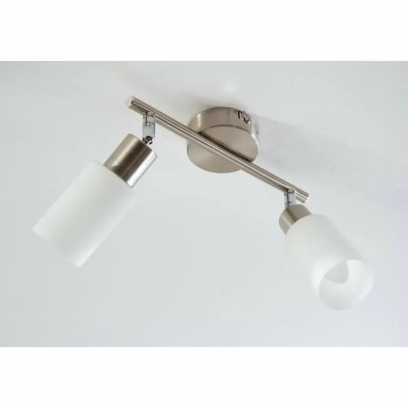 Luminaires Rustiques-Luminaires Reality Spot de plafond Reality Acier inoxydable, Blanc