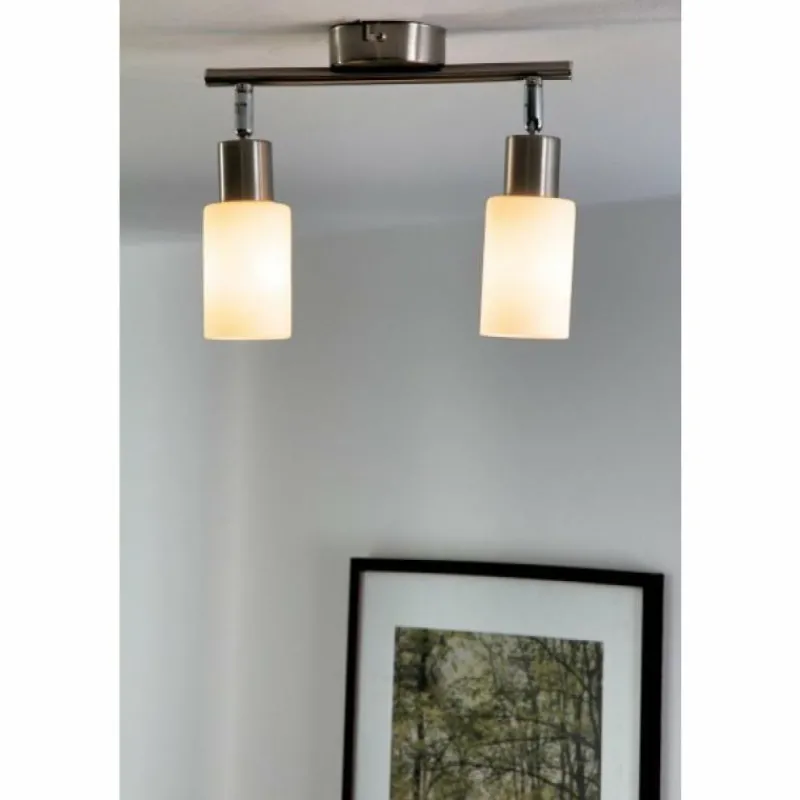 Luminaires Rustiques-Luminaires Reality Spot de plafond Reality Acier inoxydable, Blanc