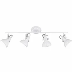 Lampes Industrielles-Luminaires Reality Spot de plafond Reality Blanc, 4 lumières