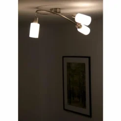 Luminaires Reality Spot de plafond Reality MARS Acier inoxydable, Blanc, 3 lumières
