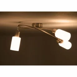 Luminaires Reality Spot de plafond Reality MARS Acier inoxydable, Blanc, 3 lumières