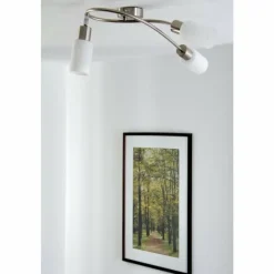 Luminaires Reality Spot de plafond Reality MARS Acier inoxydable, Blanc, 3 lumières