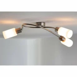 Luminaires Reality Spot de plafond Reality MARS Acier inoxydable, Blanc, 3 lumières