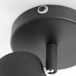 Luminaires Steinhauer Spot de plafond Steinhauer Upround LED Noir, 1 lumière* Éclairage Led