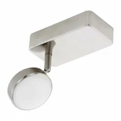 Luminaires Eglo Spot Eglo CONNECT CORROPOLI-C LED Nickel mat, 1 lumière, Changeur de couleurs