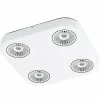 Luminaires Eglo Spot Eglo MONTALE LED Blanc, 4 lumières* Éclairage Led