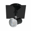 Luminaires Eglo Spot Eglo TAMARA 1 LED Chrome, Noir, 1 lumière