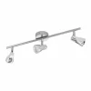 Luminaires Eglo Spot Eglo TIBERIO LED Chrome, 3 lumières* Éclairage Led