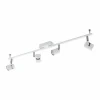 Luminaires Eglo Spot Eglo VERGIANO Nickel mat, Blanc, 4 lumières* Spots Et Projecteurs