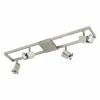 Luminaires Eglo Spot Eglo ZERACO Nickel mat, 4 lumières* Spots Et Projecteurs