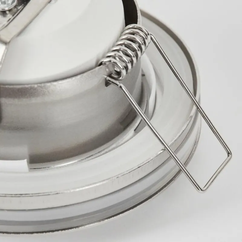 hofstein Spot encastrable Percoq LED Nickel mat, 1 lumière