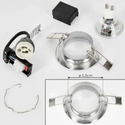 hofstein Spot encastrable Vibersviller LED Chrome, 1 lumière