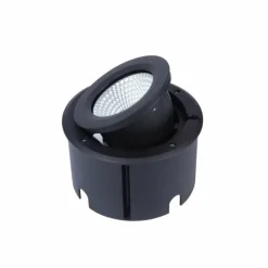 Luminaires Lutec Spot encastrable au sol LUTEC ARTIC LED Noir, 1 lumière