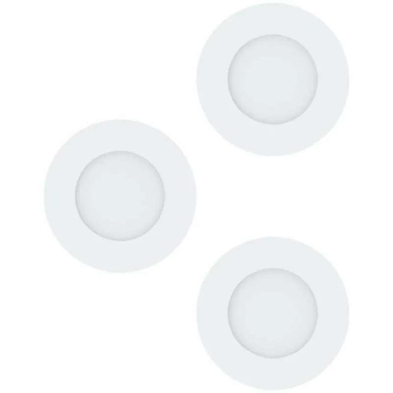 Luminaires Eglo Spot encastrable Eglo FUEVA LED Blanc, 3 lumières* Luminaires Encastrés