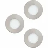 Luminaires Eglo Spot encastrable Eglo FUEVA LED Nickel mat, 3 lumières* Luminaires Encastrés