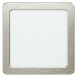 Luminaires Eglo Spot encastrable Eglo FUEVA LED Nickel mat, 1 lumière* Luminaires Encastrés