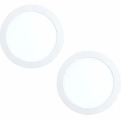 Luminaires Eglo Spot encastrable Eglo FUEVA LED Blanc, 2 lumières* Luminaires Encastrés