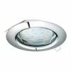 Luminaires Eglo Spot encastrable Eglo PENETO LED Chrome, 1 lumière* Luminaires Encastrés