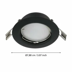 Luminaires Eglo Spot encastrable Eglo PENETO LED Noir, 3 lumières* Luminaires Encastrés