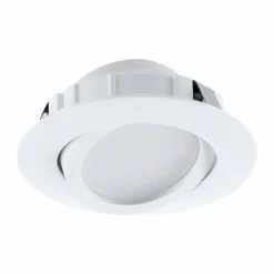 Luminaires Eglo Spot encastrable Eglo PINEDA LED Blanc, 1 lumière* Luminaires Encastrés