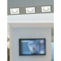 Luminaires Eglo Spot encastrable Eglo SALICETO LED Blanc, 1 lumière* Luminaires Encastrés