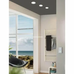 Luminaires Eglo Spot encastrable Eglo SALICETO LED Blanc, 1 lumière* Luminaires Encastrés