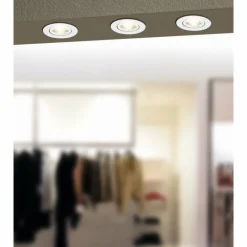 Luminaires Eglo Spot encastrable Eglo SALICETO LED Blanc, 1 lumière* Éclairage Led