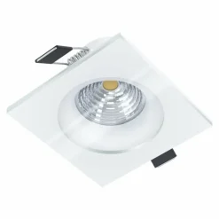 Luminaires Eglo Spot encastrable Eglo SALABATE LED Blanc, 1 lumière