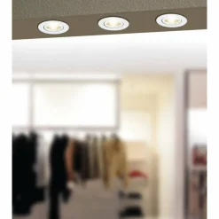 Luminaires Eglo Spot encastrable Eglo SALICETO-Z LED Blanc, 1 lumière