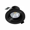 Luminaires Eglo Spot encastrable Eglo SALABATE LED Noir, 1 lumière
