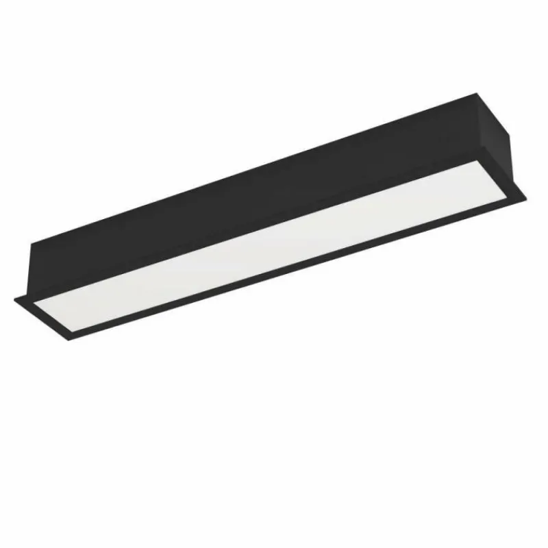 Luminaires Eglo Spot encastrable Eglo SALITTA LED Noir, 1 lumière