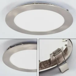 hofstein Spot encastrable Finsrud LED Nickel mat, 1 lumière