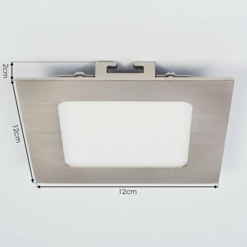 hofstein Spot encastrable Finsrud LED Nickel mat, 1 lumière