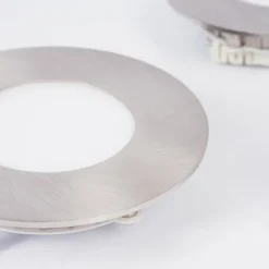 hofstein Spot encastrable Finsrud LED Nickel mat, 1 lumière