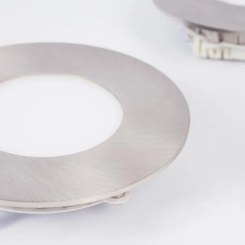 hofstein Spot encastrable Finsrud LED Nickel mat, 1 lumière