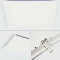 hofstein Spot encastrable Finsrud LED Blanc, 1 lumière