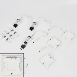 hofstein Spot encastrable Finsrud LED Blanc, 1 lumière