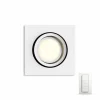Luminaires Philips Spot encastrable, kit d'extension Philips Hue Ambiance White Milliskin Blanc, 1 lumière, Télécommandes