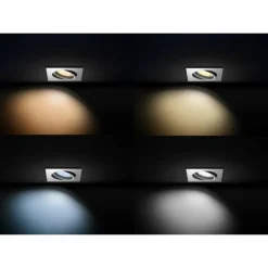 Luminaires Philips Spot encastrable, kit d'extension Philips Hue Ambiance White Milliskin Blanc, 1 lumière, Télécommandes